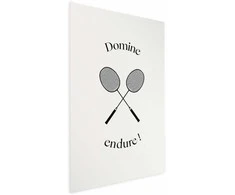 Artgeist Plakatas - Summer Games - Badminton Rackets on a Baltas Background