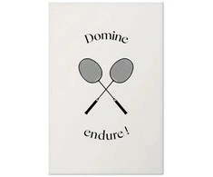 Artgeist Plakatas - Summer Games - Badminton Rackets on a Baltas Background