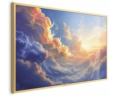 Artgeist Plakatas - Sunset Over a Cloudy Sea: A Wonderful Symphony of Colors
