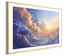 Artgeist Plakatas - Sunset Over a Cloudy Sea: A Wonderful Symphony of Colors
