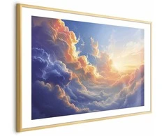 Artgeist Plakatas - Sunset Over a Cloudy Sea: A Wonderful Symphony of Colors