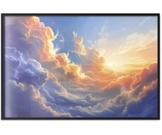 Artgeist Plakatas - Sunset Over a Cloudy Sea: A Wonderful Symphony of Colors