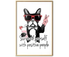 Artgeist Plakatas - Surround Yourself with Positive People
