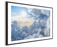 Artgeist Plakatas - Symphony of Light: Sun and Clouds Playing Together on a Beautiful Sky
