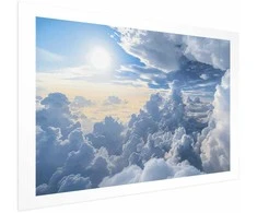 Artgeist Plakatas - Symphony of Light: Sun and Clouds Playing Together on a Beautiful Sky