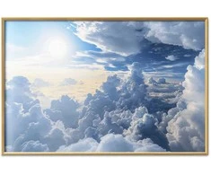 Artgeist Plakatas - Symphony of Light: Sun and Clouds Playing Together on a Beautiful Sky