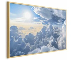 Artgeist Plakatas - Symphony of Light: Sun and Clouds Playing Together on a Beautiful Sky