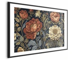 Artgeist Plakatas - Tapestry Large Retro Flowers