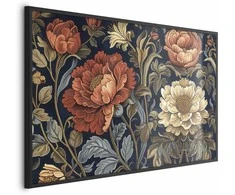 Artgeist Plakatas - Tapestry Large Retro Flowers