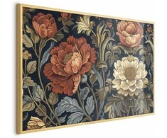Artgeist Plakatas - Tapestry Large Retro Flowers