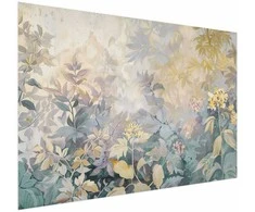 Artgeist Plakatas - Tapestry Pattern in Colorful Flowers