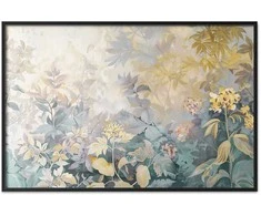 Artgeist Plakatas - Tapestry Pattern in Colorful Flowers