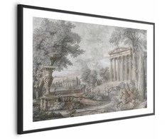Artgeist Plakatas - Temple on the Hill - Greek Architecture in Muted Tones