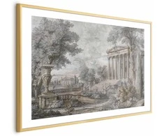 Artgeist Plakatas - Temple on the Hill - Greek Architecture in Muted Tones