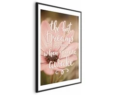 Artgeist Plakatas - The Best Dreams Happen When You Are Awake