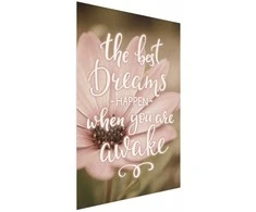 Artgeist Plakatas - The Best Dreams Happen When You Are Awake