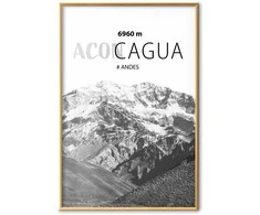 Artgeist Plakatas - The majestic peak of Aconcagua mountain crown mountain landscape