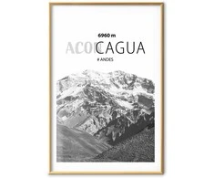 Artgeist Plakatas - The majestic peak of Aconcagua mountain crown mountain landscape