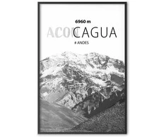 Artgeist Plakatas - The majestic peak of Aconcagua mountain crown mountain landscape