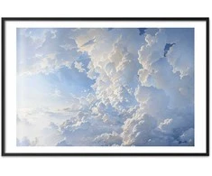 Artgeist Plakatas - The Sun Revealing Cloud Secrets: Spectacular Sky Images
