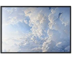Artgeist Plakatas - The Sun Revealing Cloud Secrets: Spectacular Sky Images