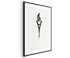 Artgeist Plakatas - Torch Shaped Like the Eiffel Tower