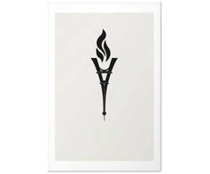 Artgeist Plakatas - Torch Shaped Like the Eiffel Tower