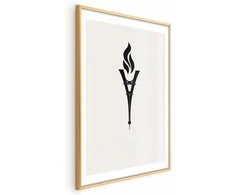 Artgeist Plakatas - Torch Shaped Like the Eiffel Tower