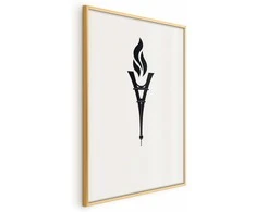 Artgeist Plakatas - Torch Shaped Like the Eiffel Tower