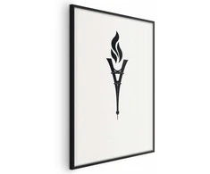 Artgeist Plakatas - Torch Shaped Like the Eiffel Tower