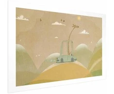 Artgeist Plakatas - Traveling Giraffe