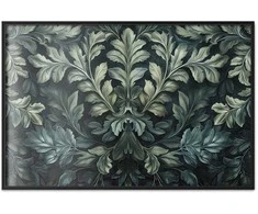 Artgeist Plakatas - Victorian Leaves in Dark Greens