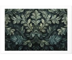 Artgeist Plakatas - Victorian Leaves in Dark Greens