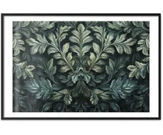 Artgeist Plakatas - Victorian Leaves in Dark Greens