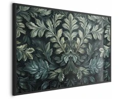 Artgeist Plakatas - Victorian Leaves in Dark Greens