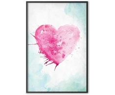 Artgeist Plakatas - Watercolor Heart