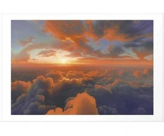 Artgeist Plakatas - When Dawn Tickles the Clouds: A Color Show on the Morning Sky