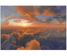 Artgeist Plakatas - When Dawn Tickles the Clouds: A Color Show on the Morning Sky