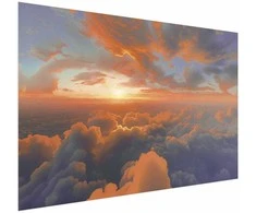 Artgeist Plakatas - When Dawn Tickles the Clouds: A Color Show on the Morning Sky