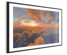 Artgeist Plakatas - When Dawn Tickles the Clouds: A Color Show on the Morning Sky