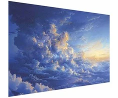 Artgeist Plakatas - When the Sky Becomes Canvas: A Masterpiece of Nature in the Clouds