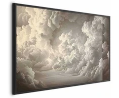 Artgeist Plakatas - Whisper of Illuminated Clouds: Soft Light Play in the Sky Theater