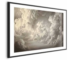 Artgeist Plakatas - Whisper of Illuminated Clouds: Soft Light Play in the Sky Theater