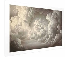 Artgeist Plakatas - Whisper of Illuminated Clouds: Soft Light Play in the Sky Theater