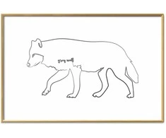 Artgeist Plakatas - Wolf
