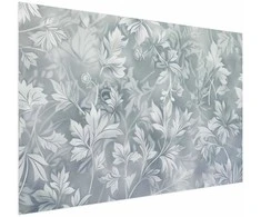 Artgeist Plakatas - Worn Floral Patterns in Muted Turquoises