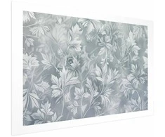 Artgeist Plakatas - Worn Floral Patterns in Muted Turquoises