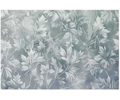 Artgeist Plakatas - Worn Floral Patterns in Muted Turquoises