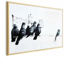 Artgeist Plakatas - Xenophobic Pigeons