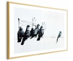 Artgeist Plakatas - Xenophobic Pigeons